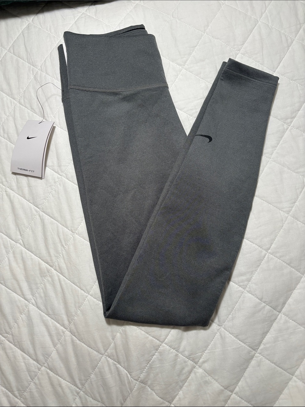 Nike Dark Gray High-Waist Performance Leggings